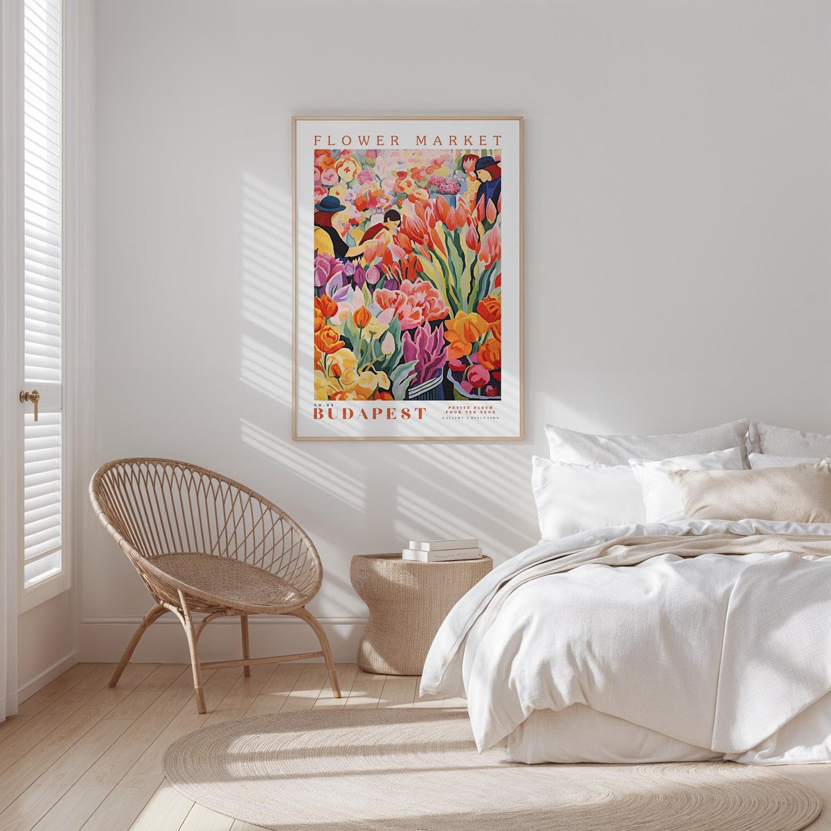 Budapest Flower Market Poster - Posters - Flower Poster