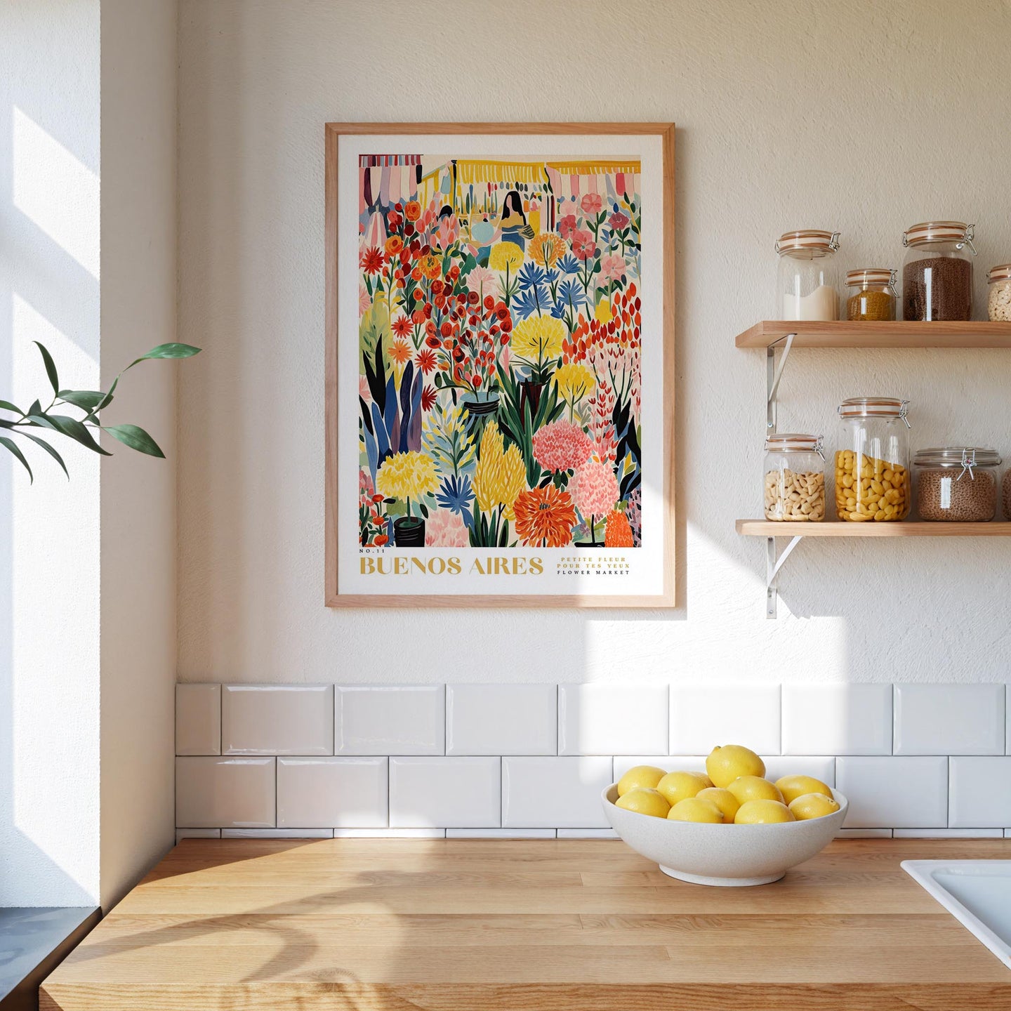 Buenos Aires Flower Market Poster - Posters - Flower Poster