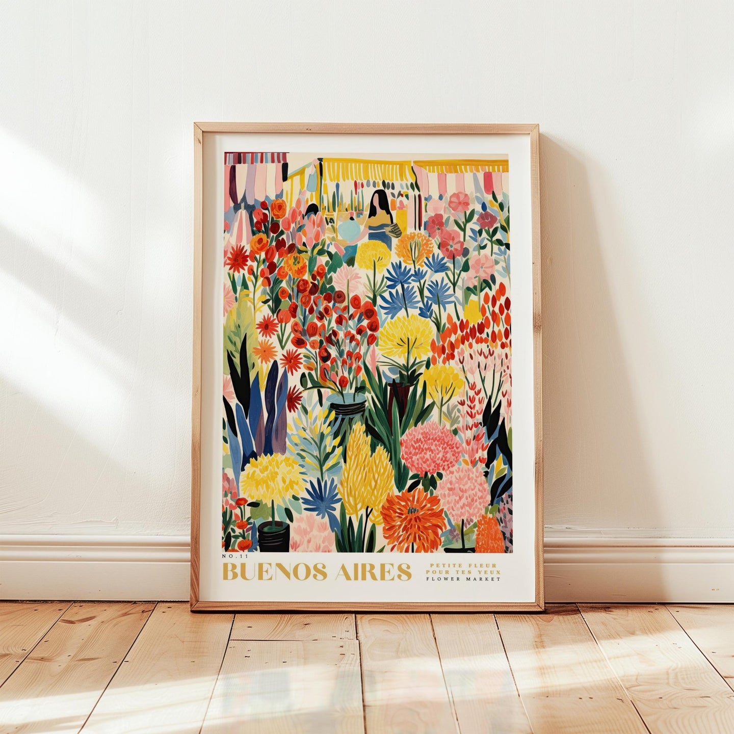 Buenos Aires Flower Market Poster - Posters - Flower Poster