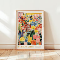 Buenos Aires Flower Market Poster - Posters - Flower Poster