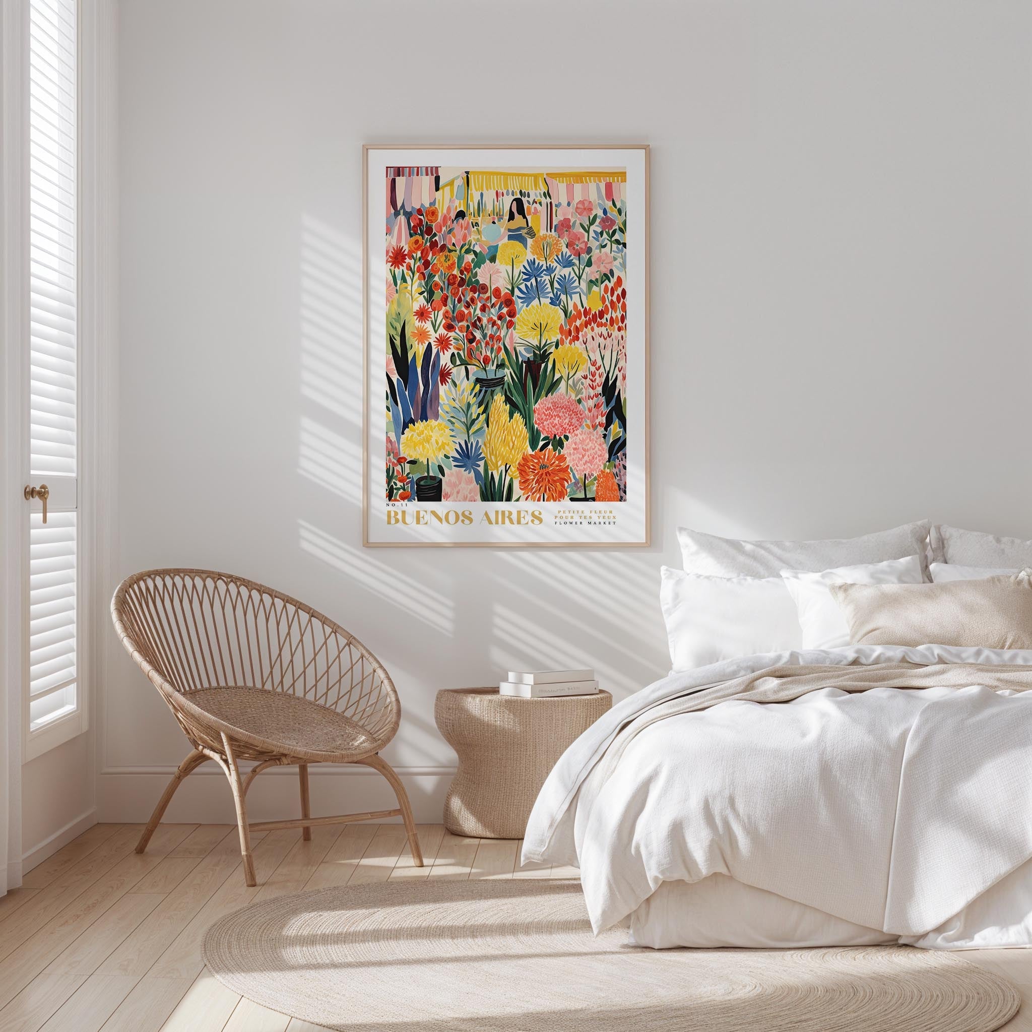 Buenos Aires Flower Market Poster - Posters - Flower Poster