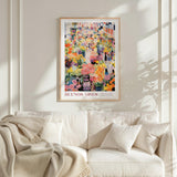 Buenos Aires Flower Market Poster - Posters - Flower Poster