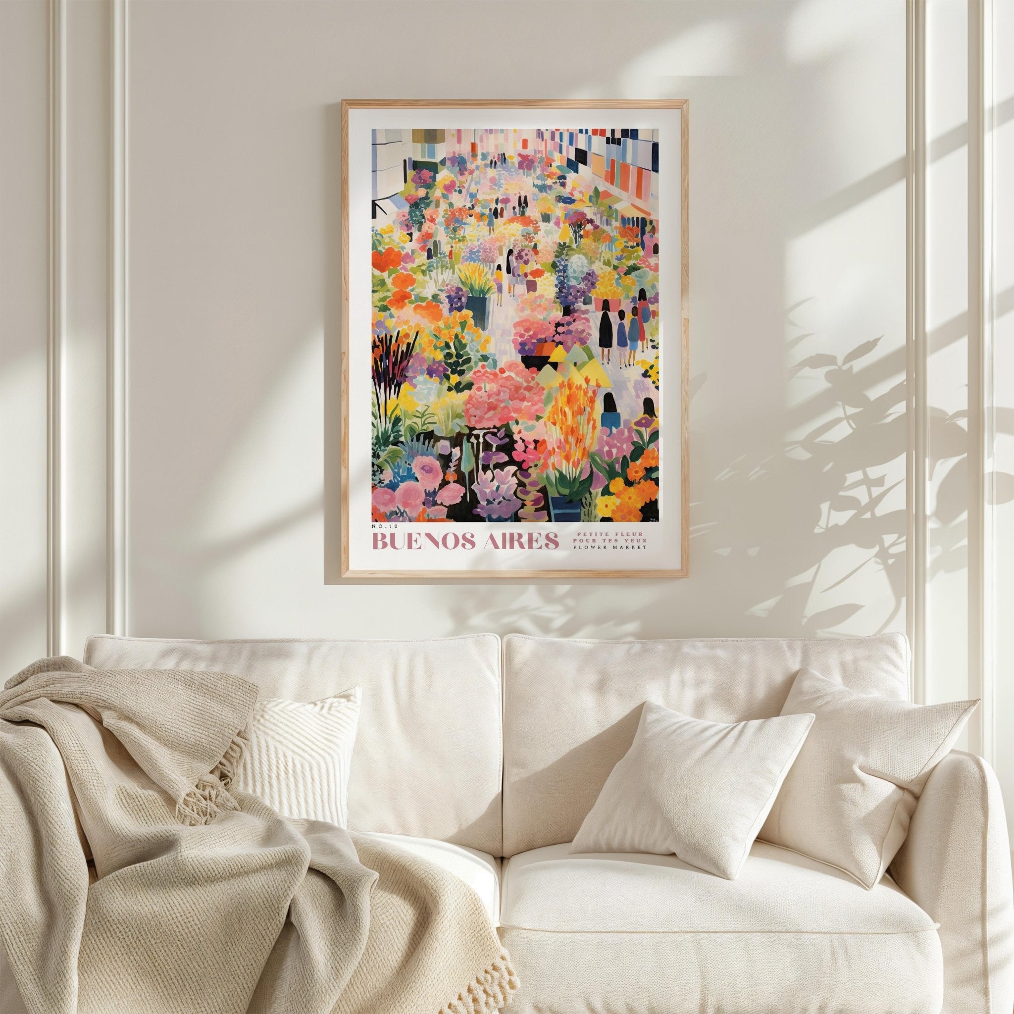Buenos Aires Flower Market Poster - Posters - Flower Poster