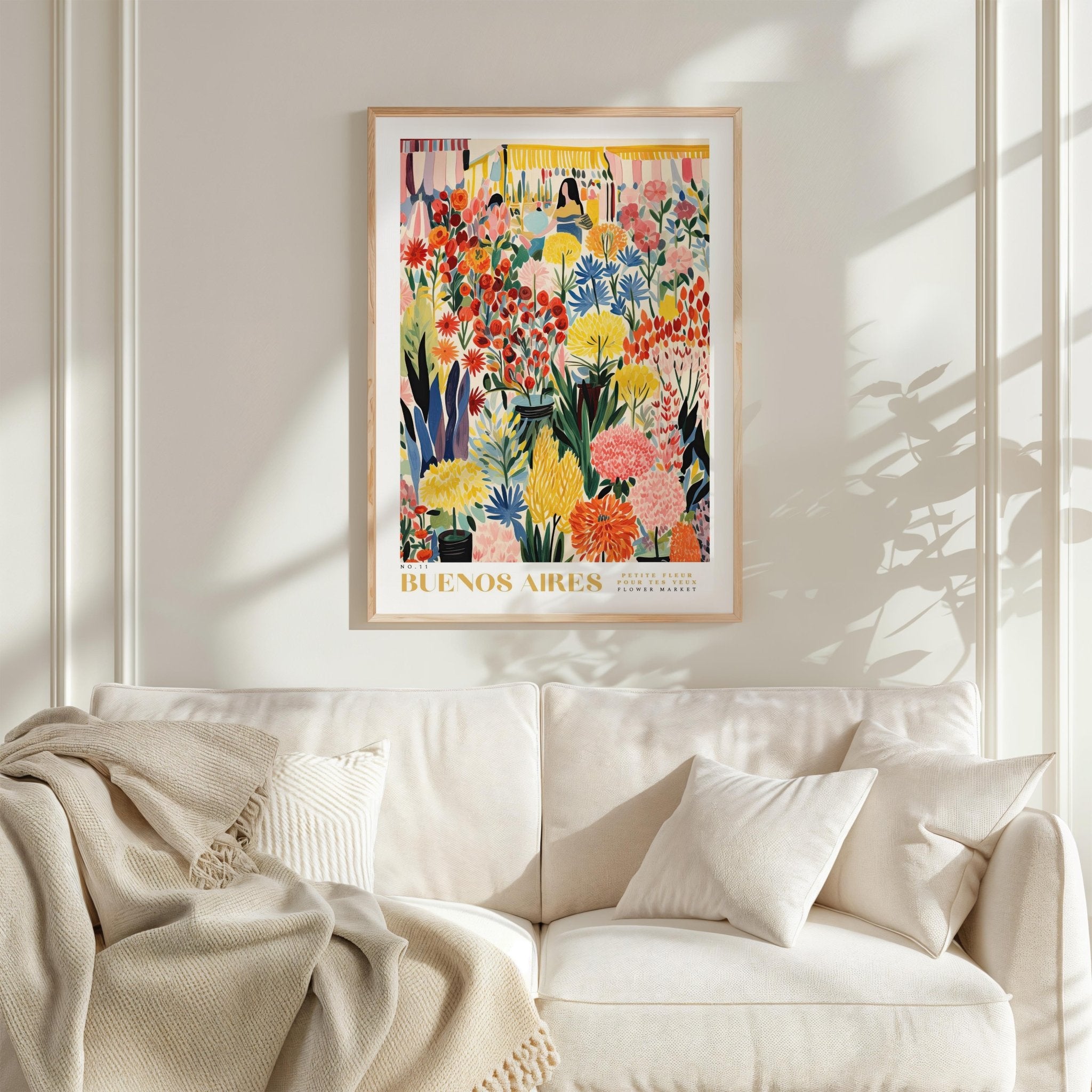 Buenos Aires Flower Market Poster - Posters - Flower Poster