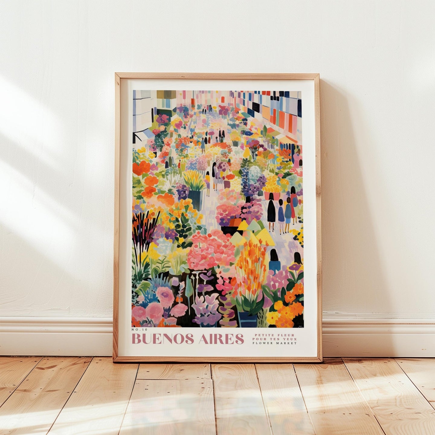 Buenos Aires Flower Market Poster - Posters - Flower Poster