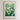 The image is a framed poster depicting a field of white flowers with green foliage, likely representing a flower market in Istanbul.