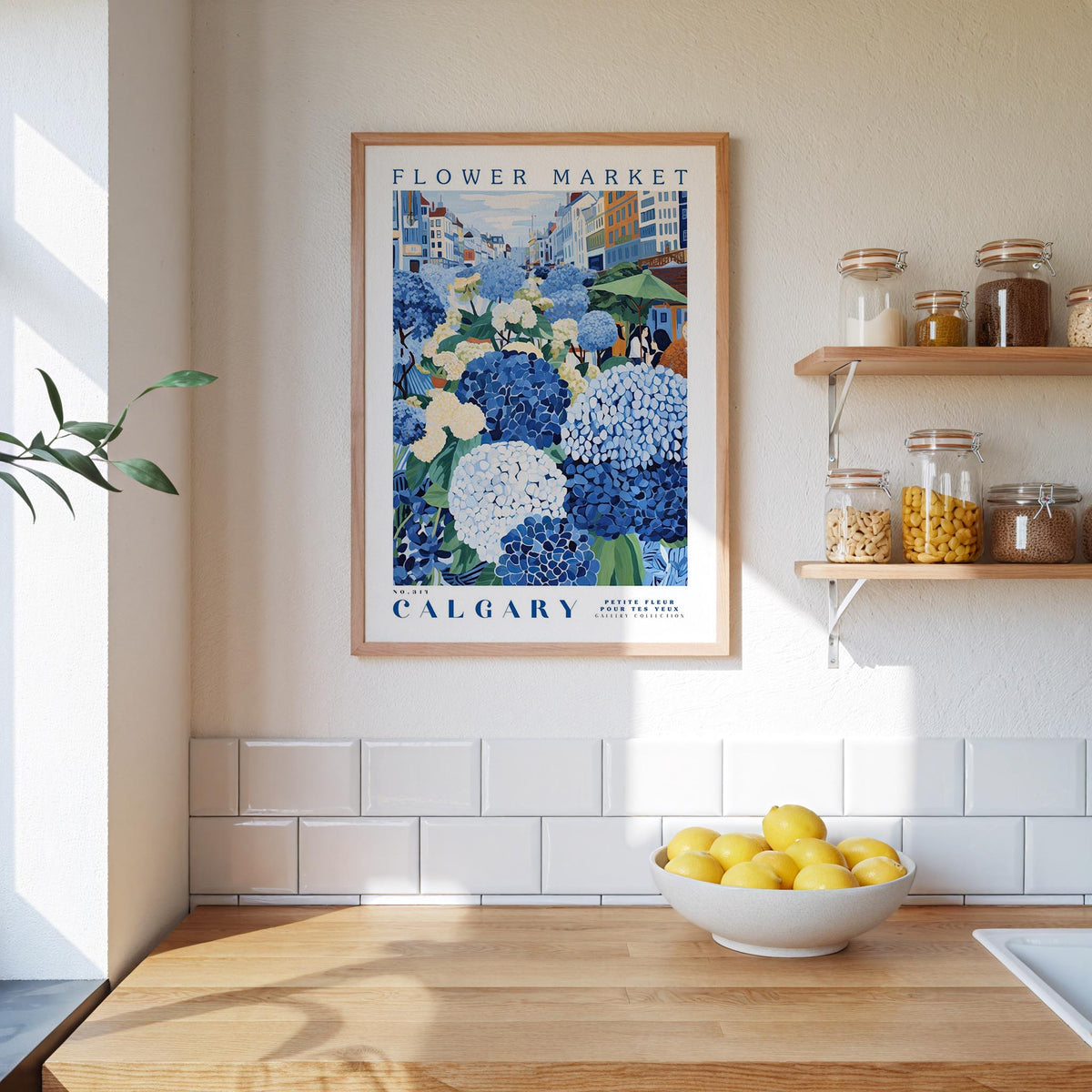 Calgary Flower Market Poster - Poster - Flower Poster