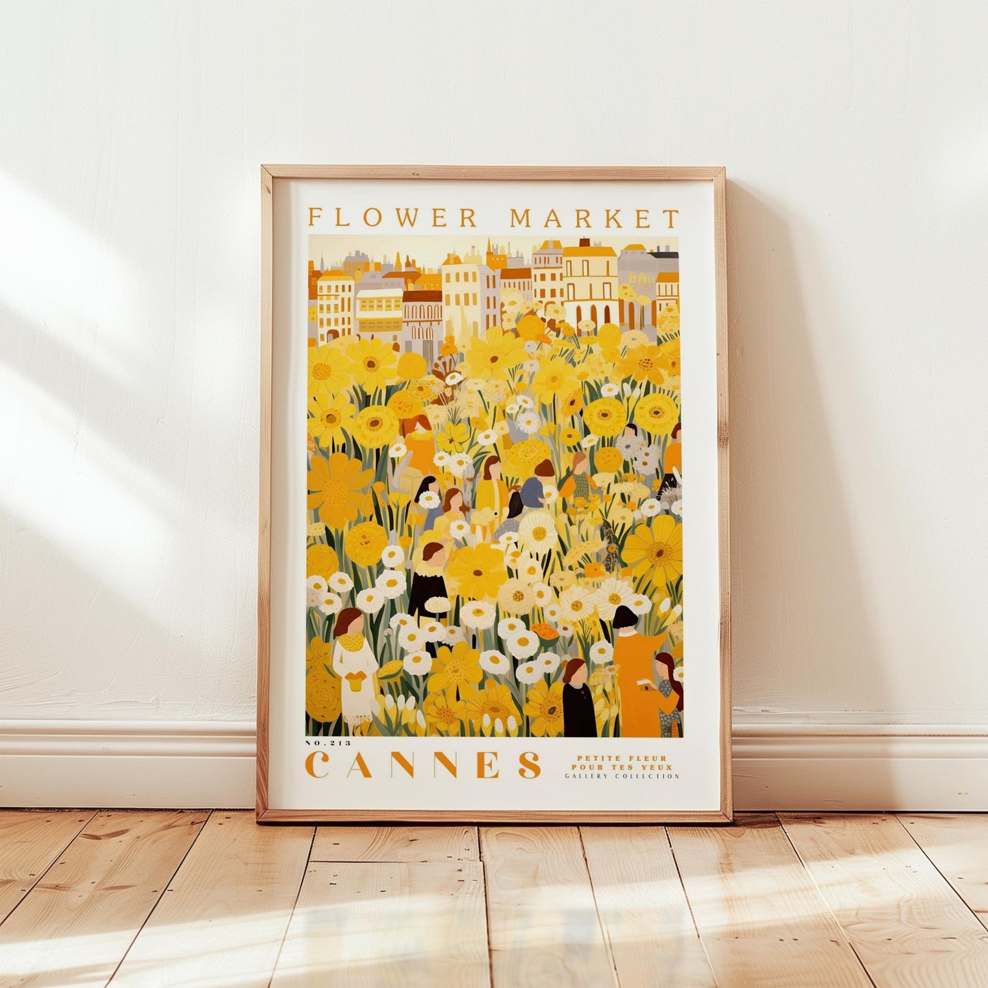 Cannes Flower Market Poster - Poster - Flower Poster