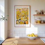 Cannes Flower Market Poster - Poster - Flower Poster