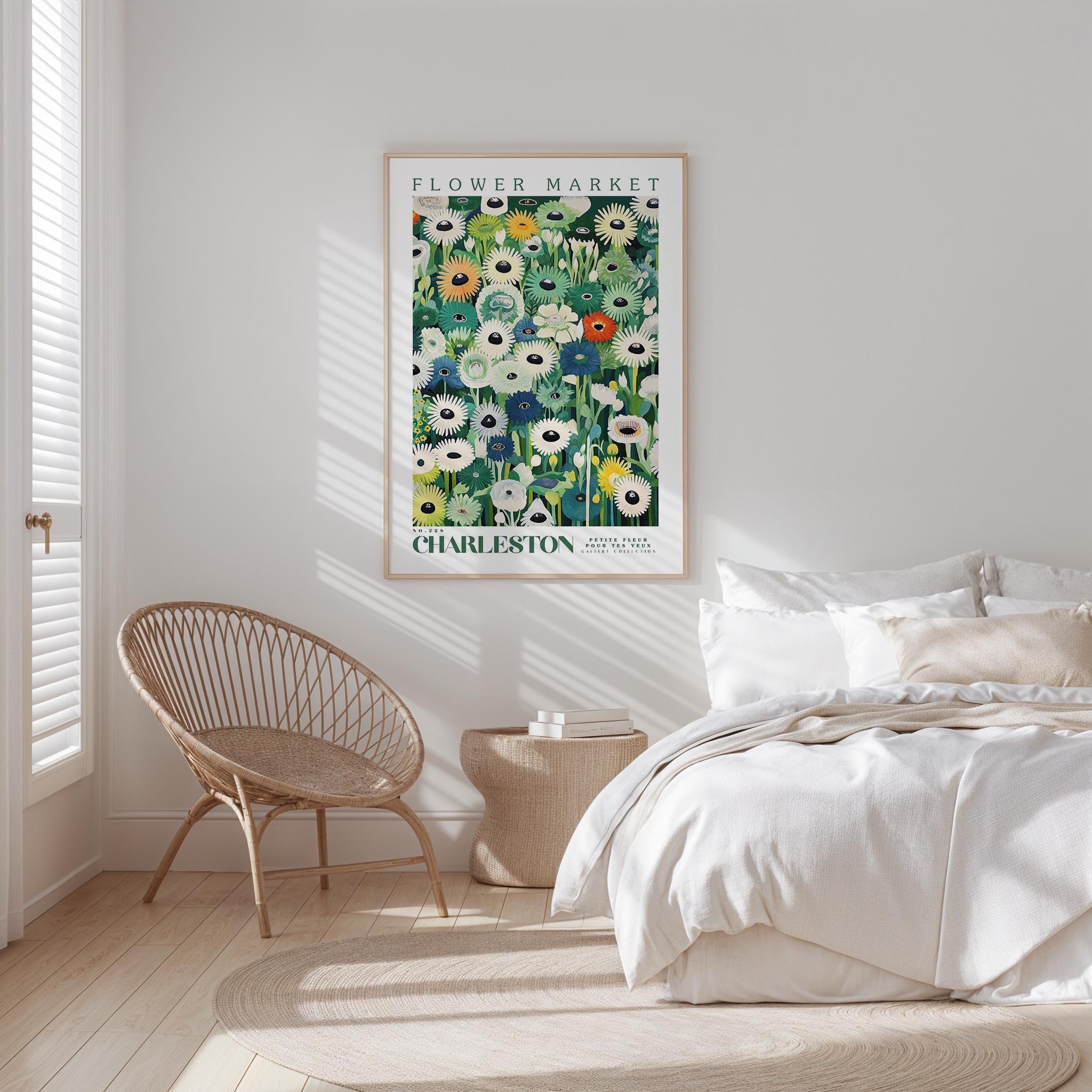 Charleston Flower Market Poster - Poster - Flower Poster