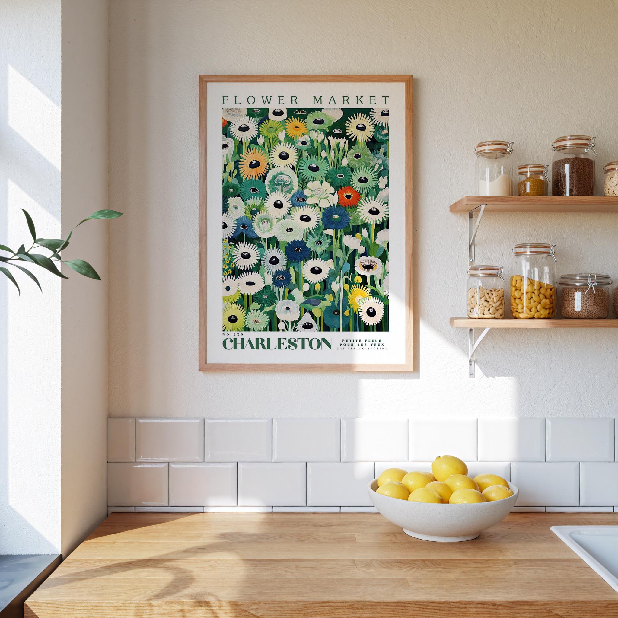 Charleston Flower Market Poster - Poster - Flower Poster
