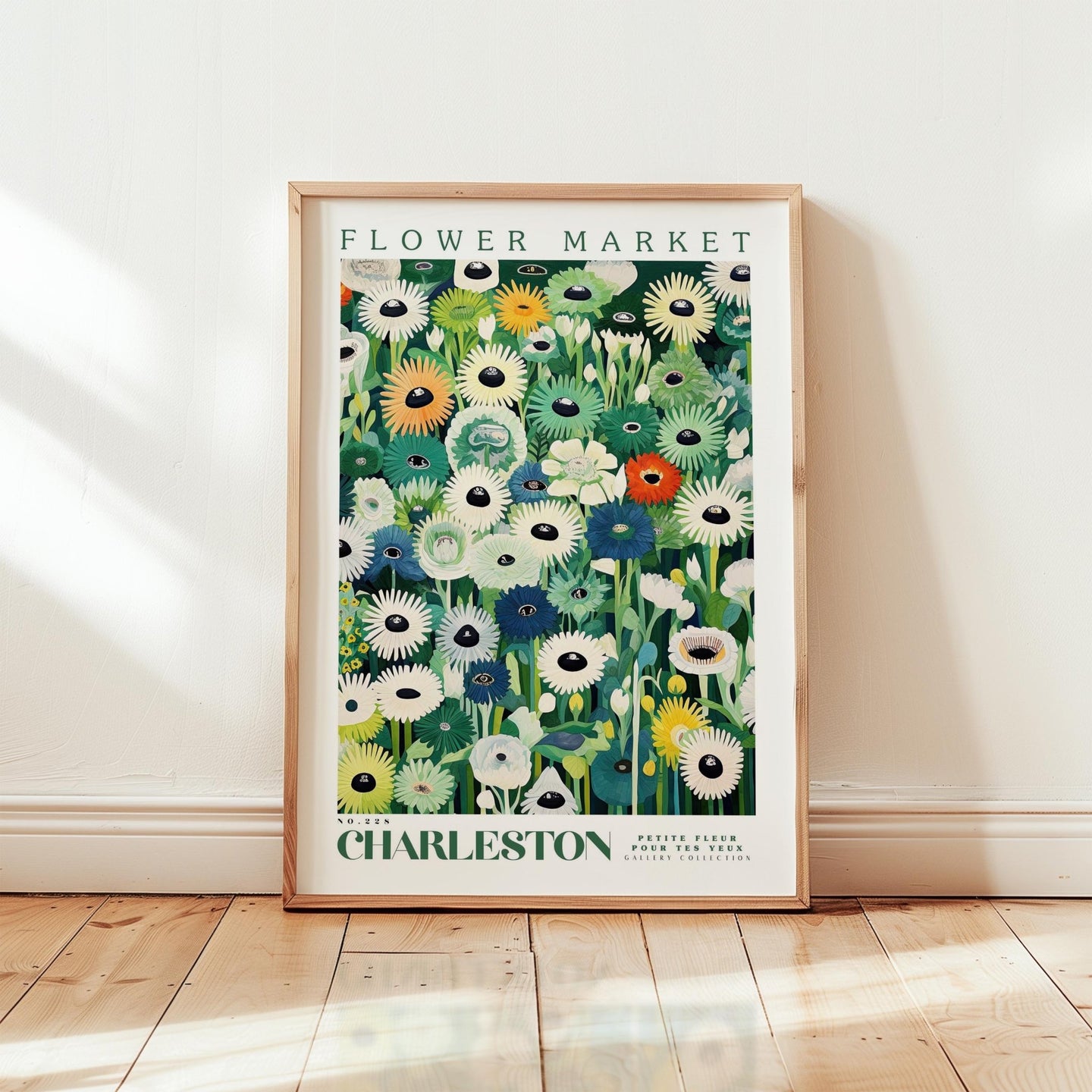 Charleston Flower Market Poster - Poster - Flower Poster