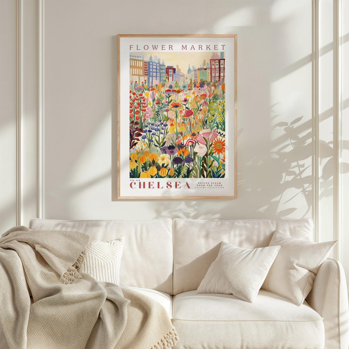 Chelsea Flower Market Poster - Posters - Flower Poster