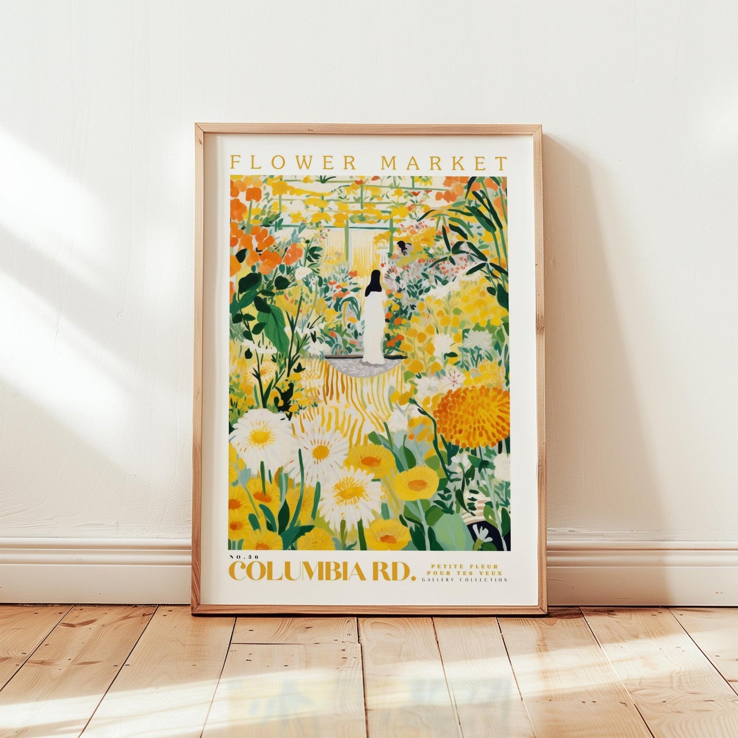Columbia Road (London) Flower Market Poster - Posters - Flower Poster