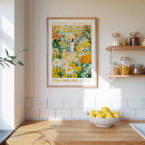 Columbia Road (London) Flower Market Poster - Posters - Flower Poster