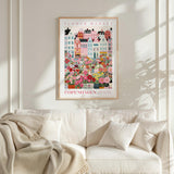 Copenhagen Flower Market Poster - Posters - Flower Poster