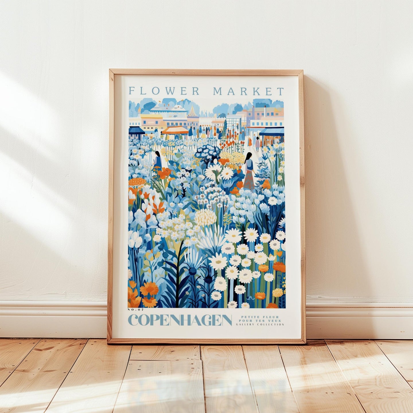 Copenhagen Flower Market Poster - Posters - Flower Poster