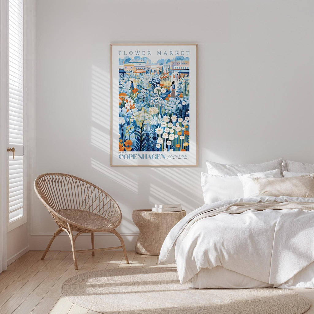 Copenhagen Flower Market Poster - Posters - Flower Poster