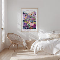 Copenhagen Flower Market Poster - Posters - Flower Poster