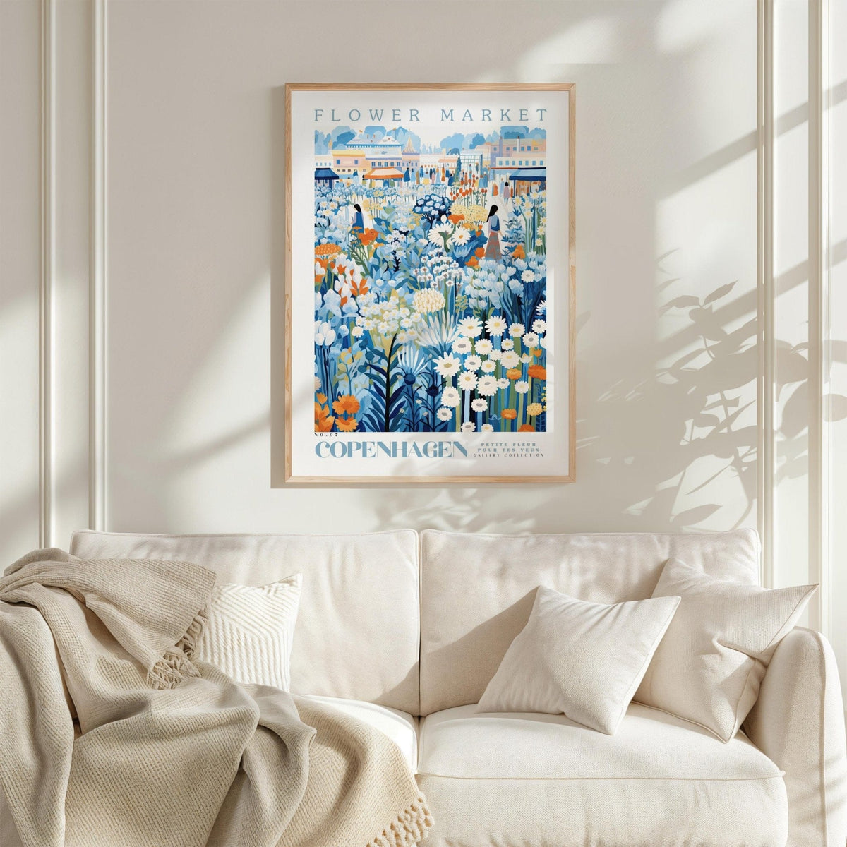 Copenhagen Flower Market Poster - Posters - Flower Poster