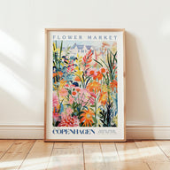 Copenhagen Flower Market Poster - Posters - Flower Poster