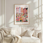 Copenhagen Flower Market Poster - Posters - Flower Poster
