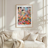 Copenhagen Flower Market Poster - Posters - Flower Poster