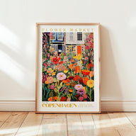 Copenhagen Flower Market Poster - Posters - Flower Poster