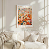 Crete Flower Market Poster - Posters - Flower Poster