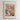 The image is a framed poster depicting a vibrant and colorful floral scene, with various flowers and plants in different shades of pink, orange, yellow, and green.