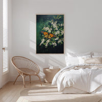 Dark Green Wildflower Poster - Poster - Flower Poster