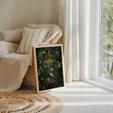 Dark Green Wildflower Poster - Poster - Flower Poster