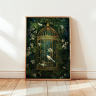 Dark Green Wildflower Poster - Poster - Flower Poster