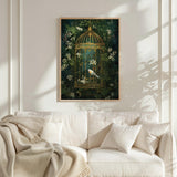 Dark Green Wildflower Poster - Poster - Flower Poster