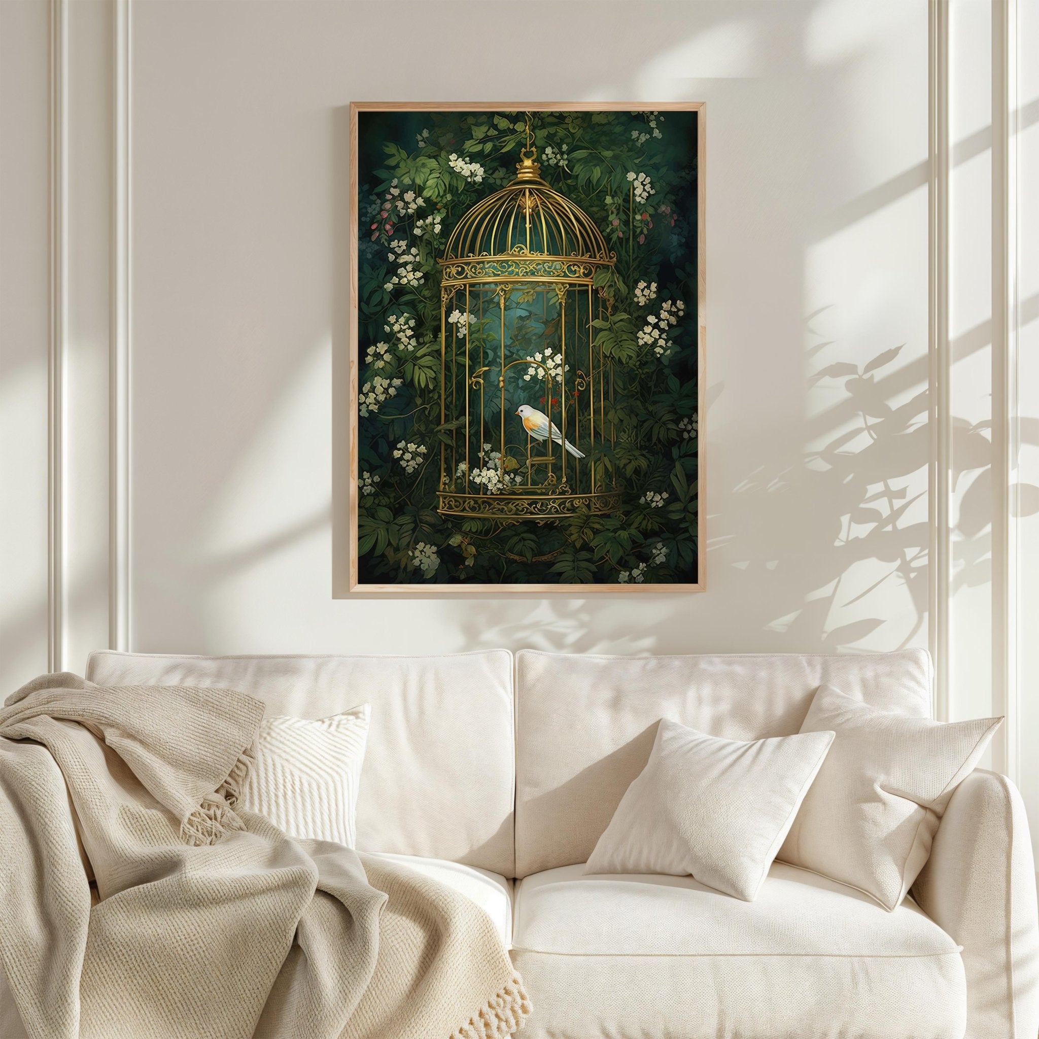 Dark Green Wildflower Poster - Poster - Flower Poster