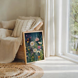 Dark Green Wildflower Poster - Poster - Flower Poster