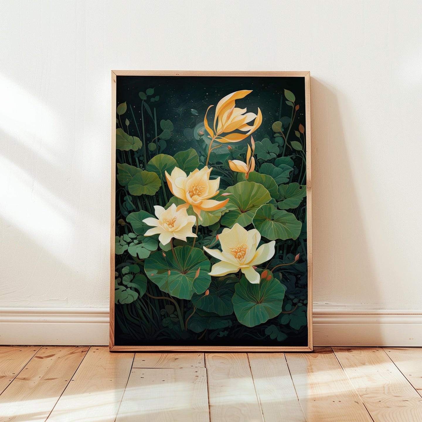 Dark Green Wildflower Poster - Poster - Flower Poster