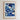 The image is a framed poster of a floral design with blue and white colors, depicting various flowers and plants.