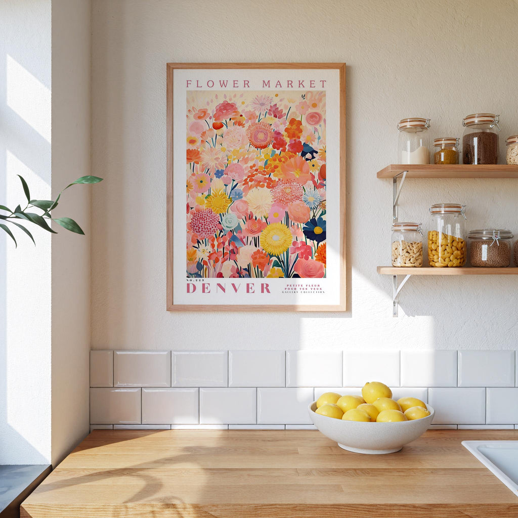Denver Flower Market Poster - Poster - Flower Poster