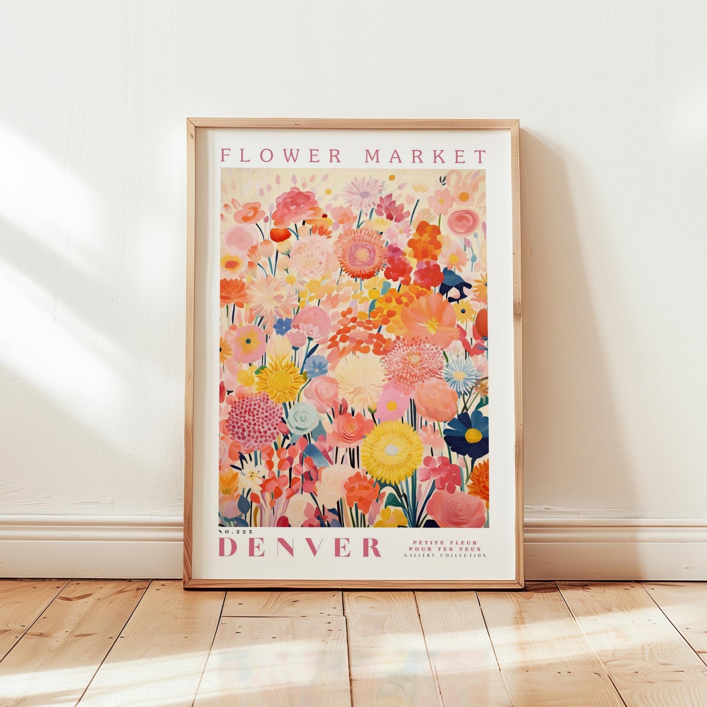 Denver Flower Market Poster - Poster - Flower Poster