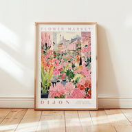 Dijon Flower Market Poster - Posters - Flower Poster