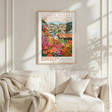 Dominican Republic Flower Market Poster - Poster - Flower Poster