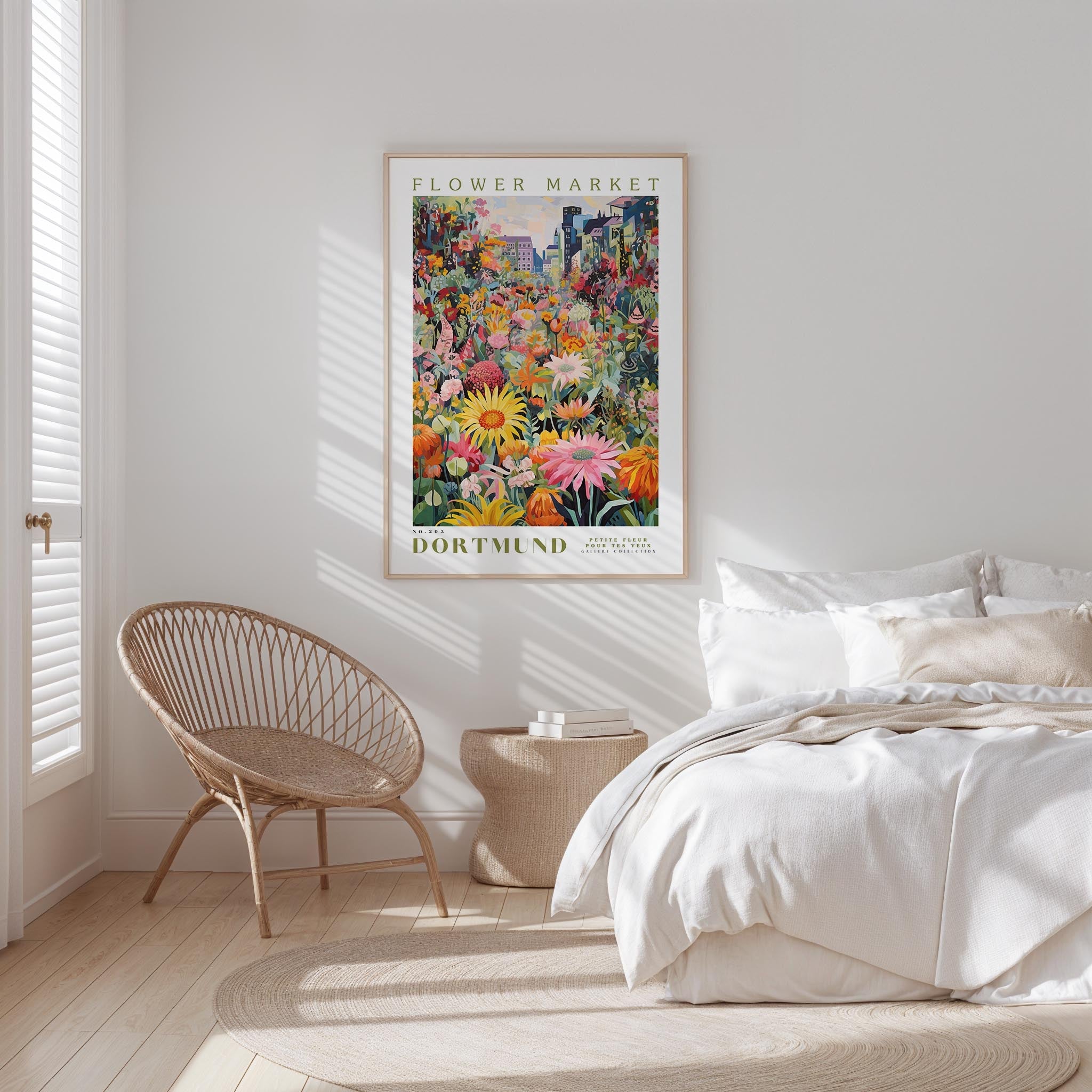 Dortmund Flower Market Poster - Poster - Flower Poster