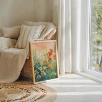 Dreamy Wildflower Poster - Poster - Flower Poster