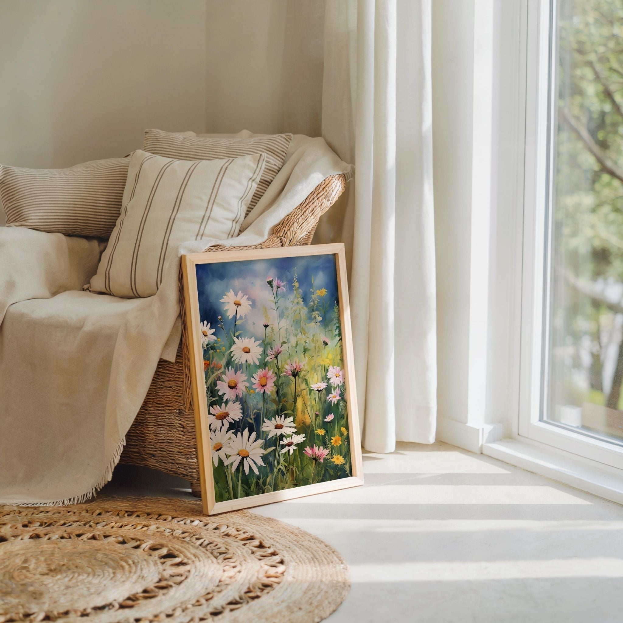Dreamy Wildflower Poster - Poster - Flower Poster