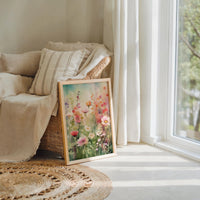 Dreamy Wildflower Poster - Poster - Flower Poster