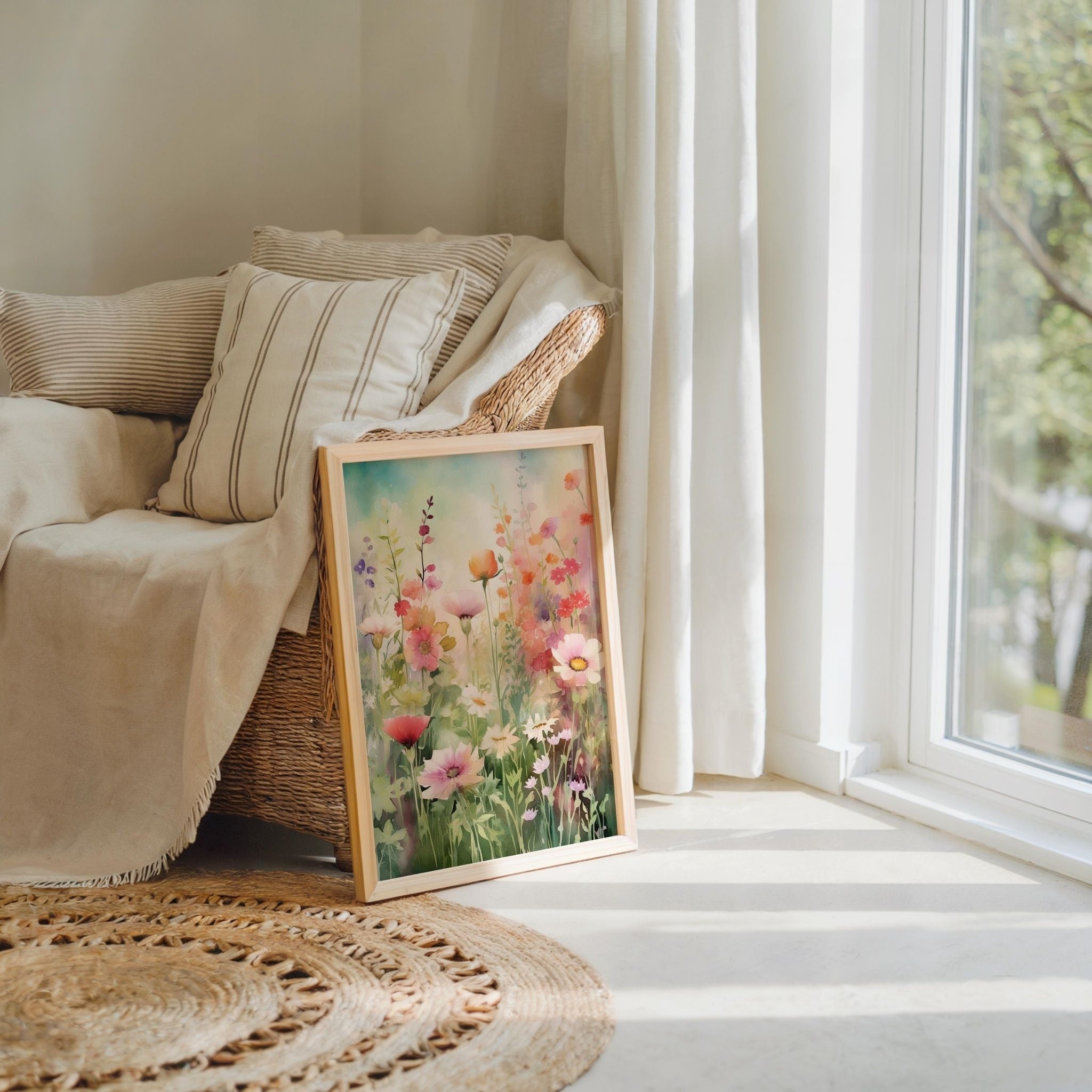 Dreamy Wildflower Poster - Poster - Flower Poster
