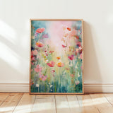 Dreamy Wildflower Poster - Poster - Flower Poster