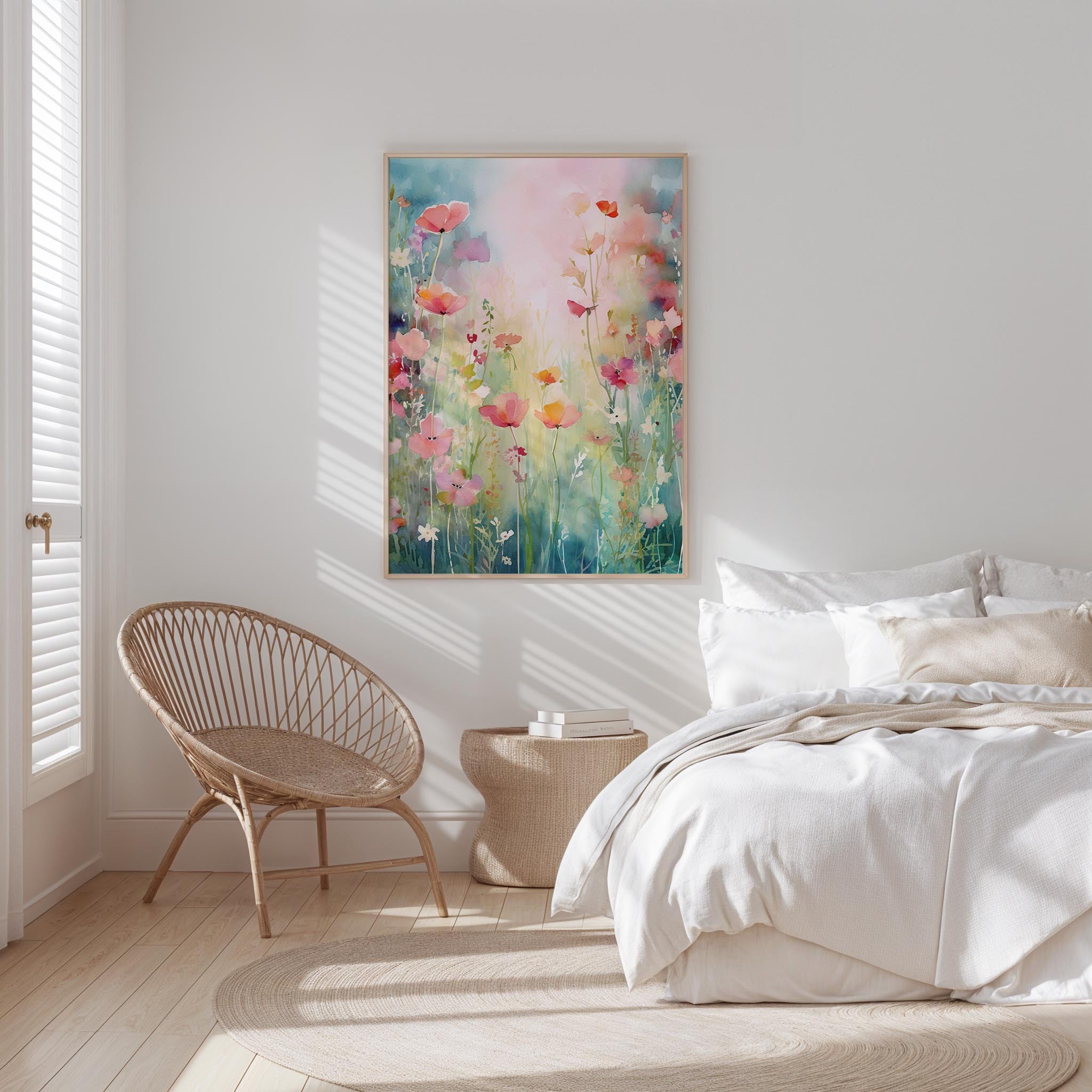Dreamy Wildflower Poster - Poster - Flower Poster