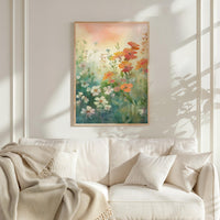 Dreamy Wildflower Poster - Poster - Flower Poster